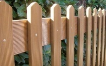 recinzione in PVC riciclato
